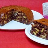 炊飯器で簡単♪　ＨＭで♪　りんごココアケーキ